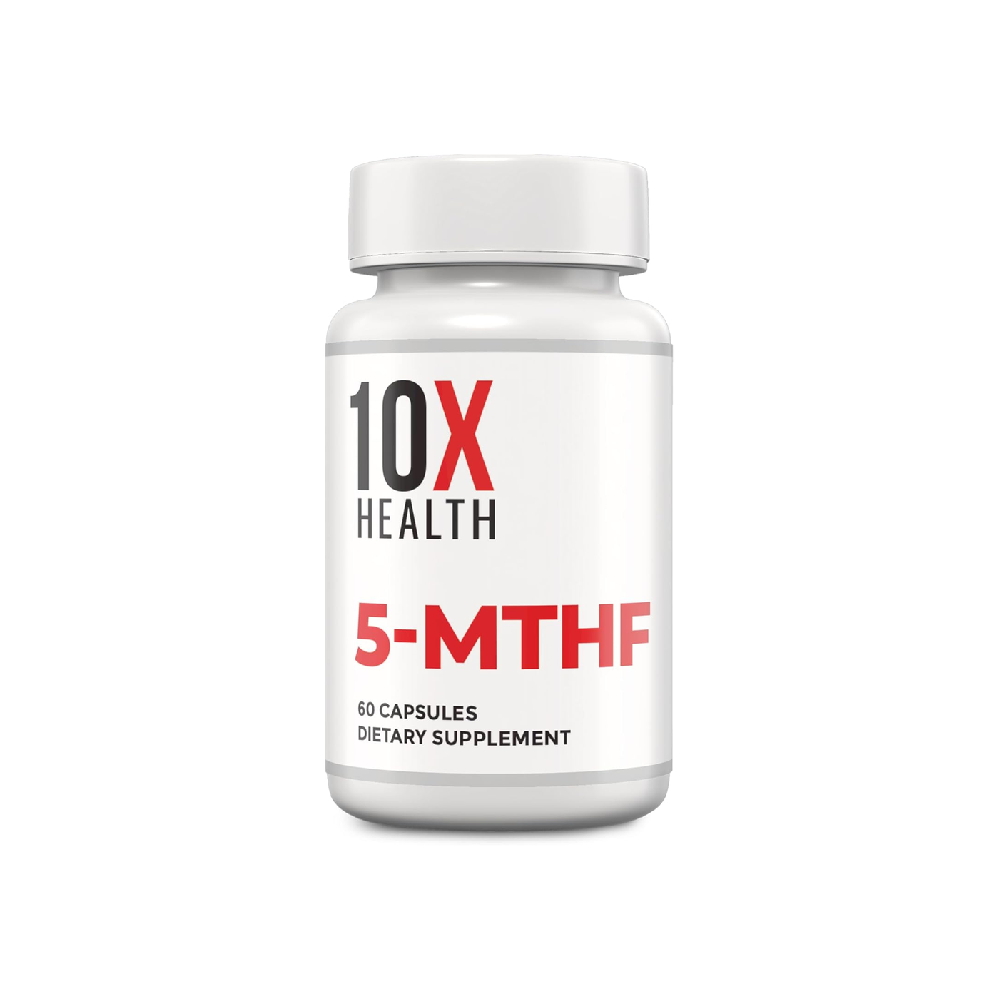 10X Health 5-MTHF Bottle Supplements 